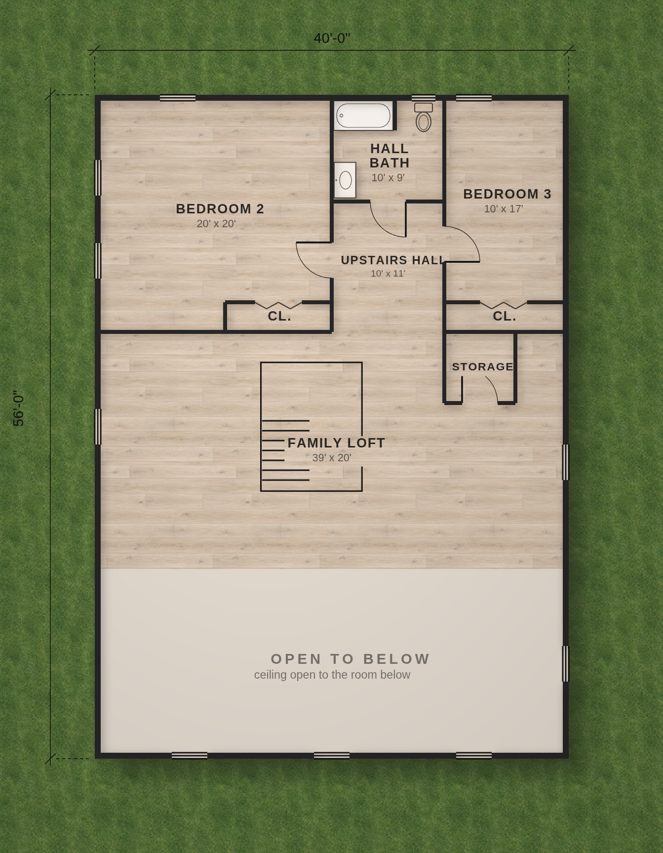 The Sentinel second floor plan