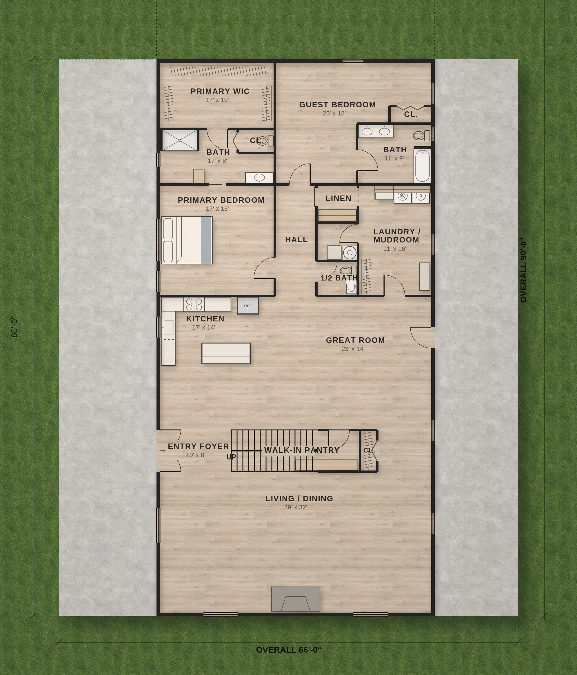 Ridge Haven ground floor plan