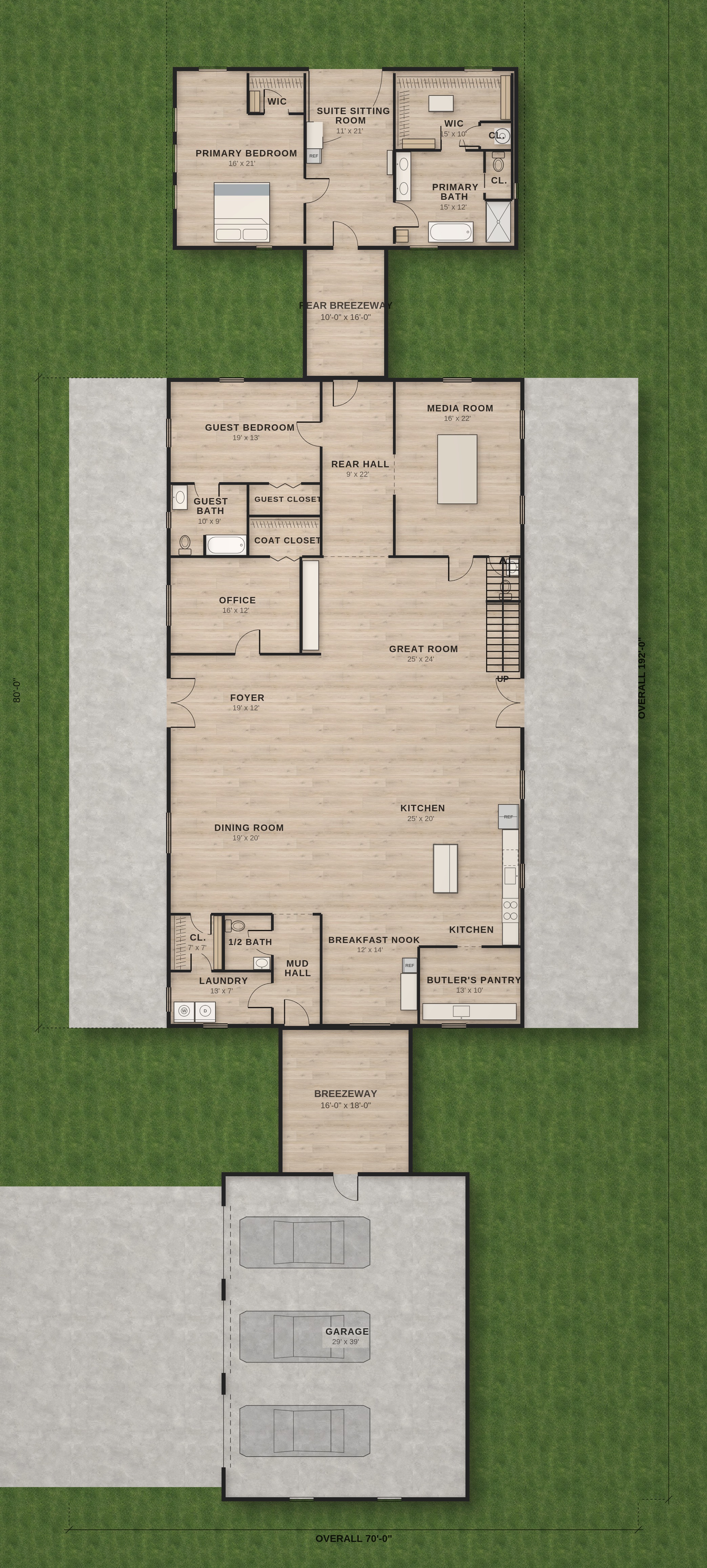 The Grandview ground floor plan