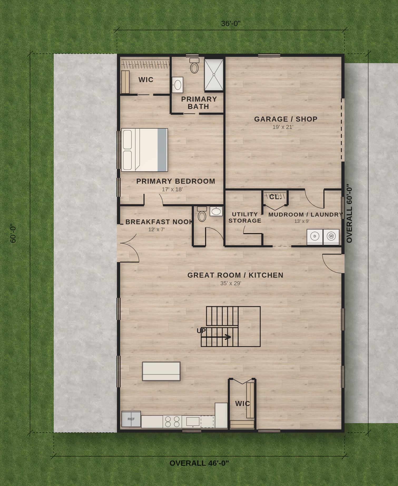 The Hearthstone ground floor plan