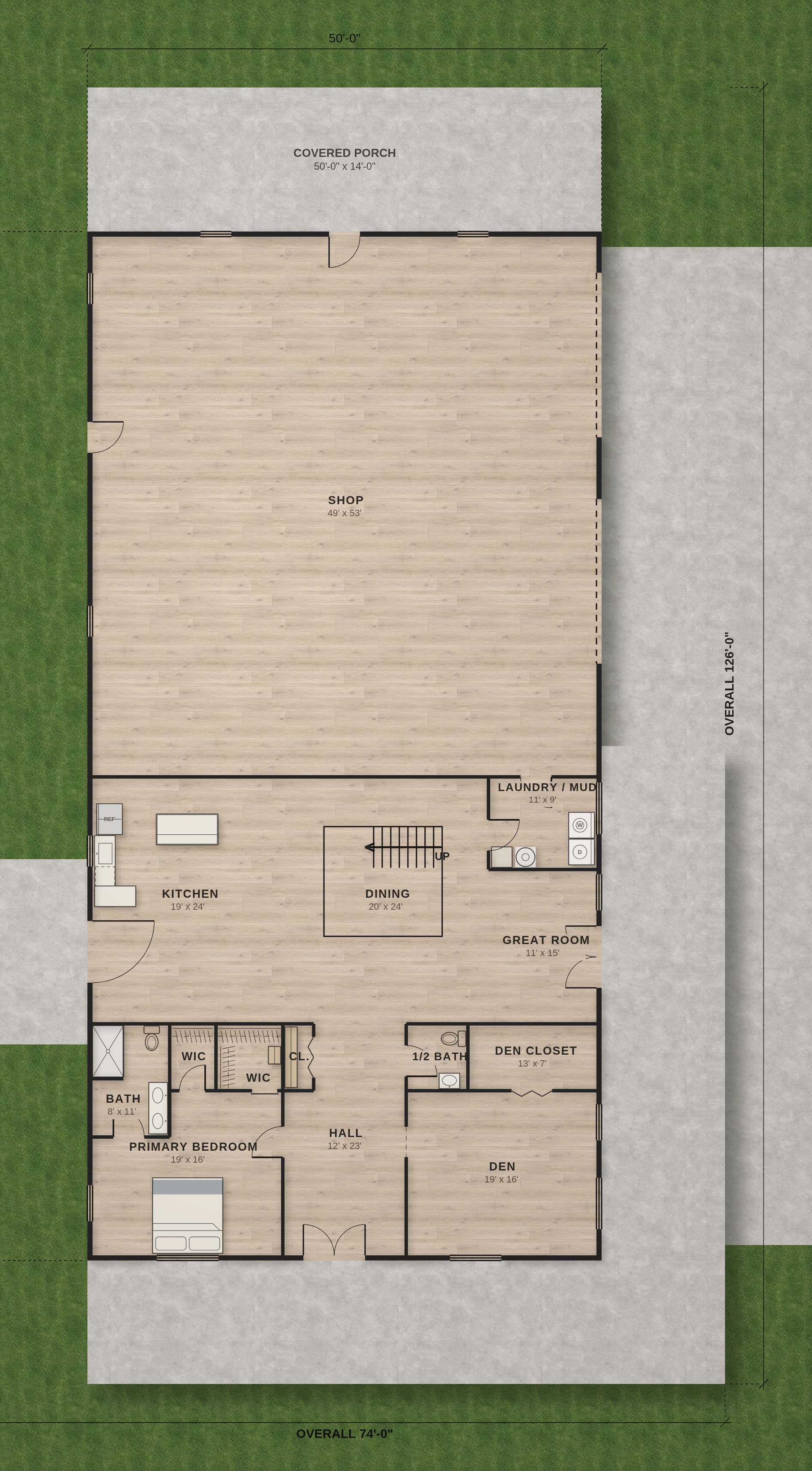 The Ironwood ground floor plan