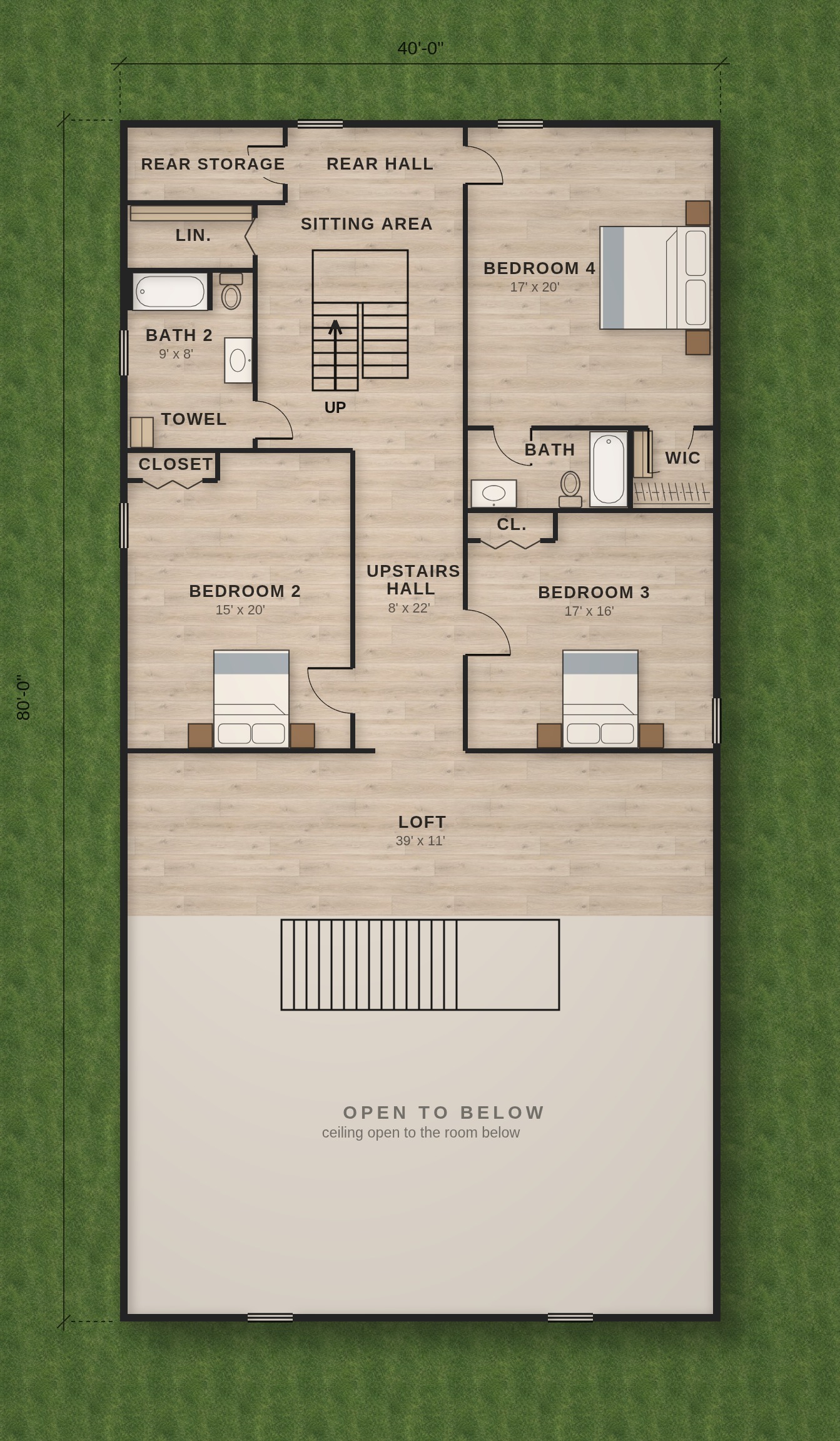 Ridge Haven second floor plan