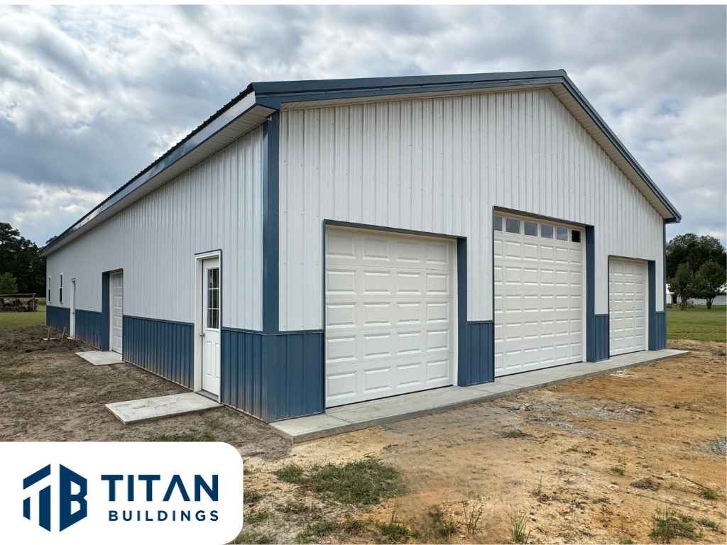 40x80x12 workshop garage in Delmar, Maryland